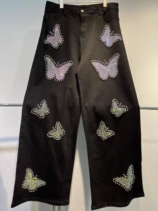 Butterfly Luxury Female Jeans